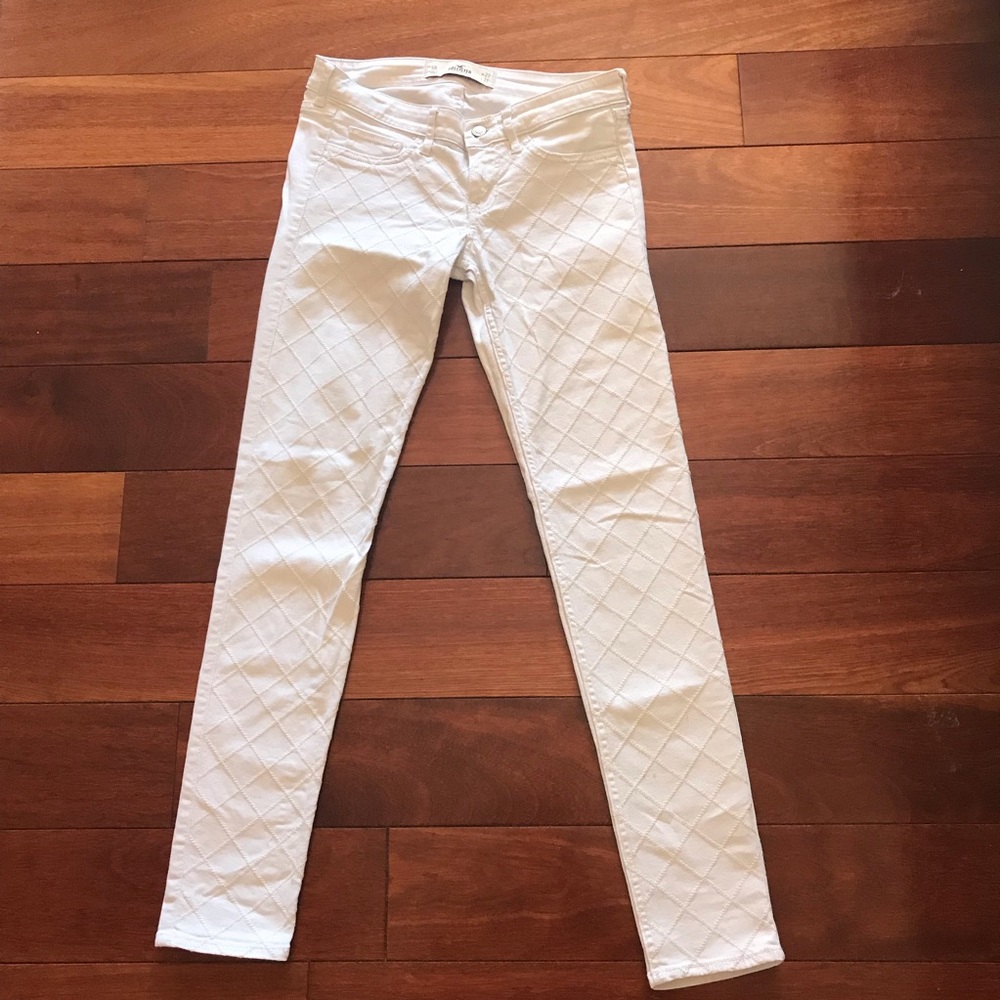Hollister White Skinny Pants